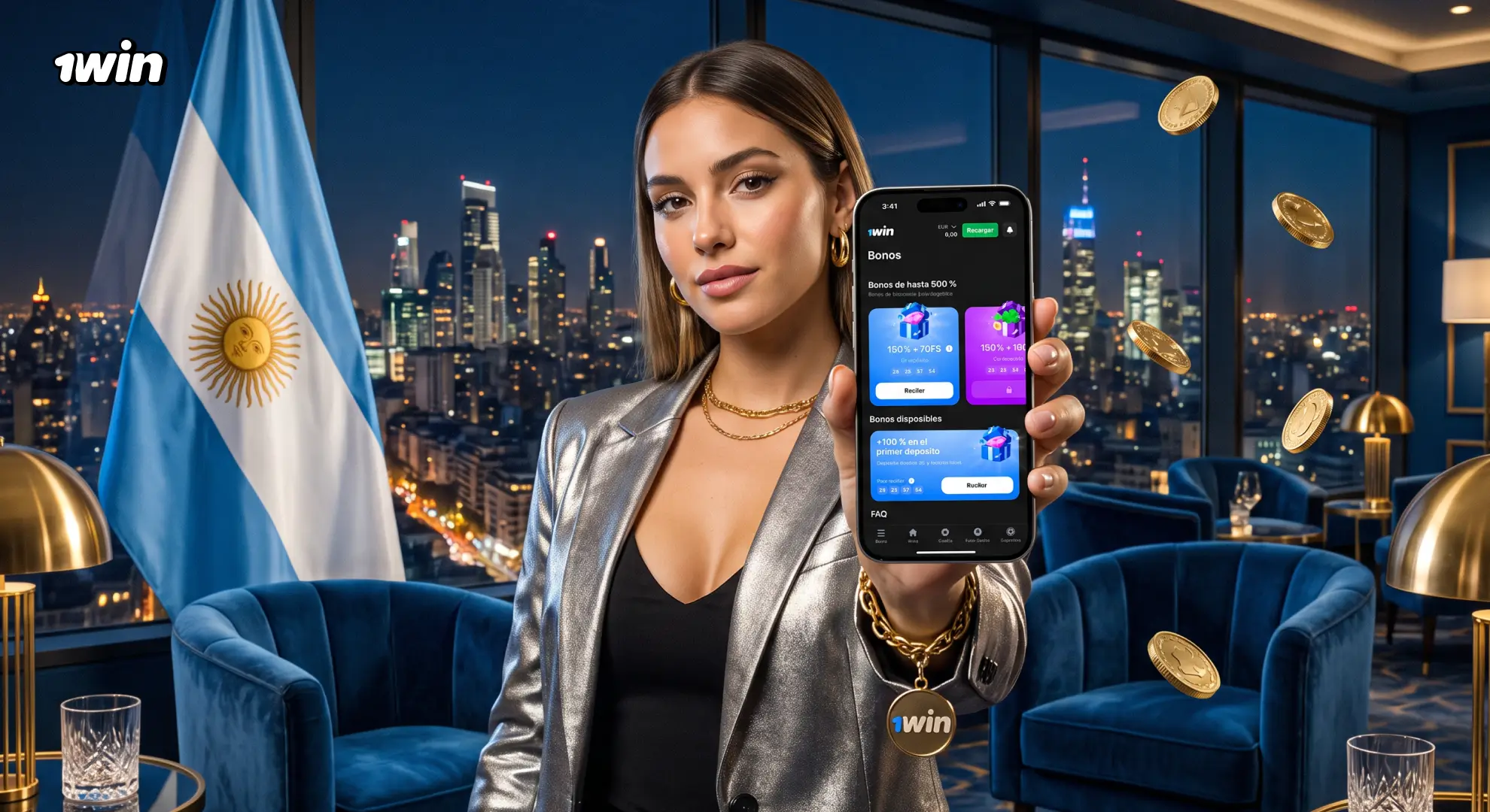 Cashback semanal de 1win Argentina